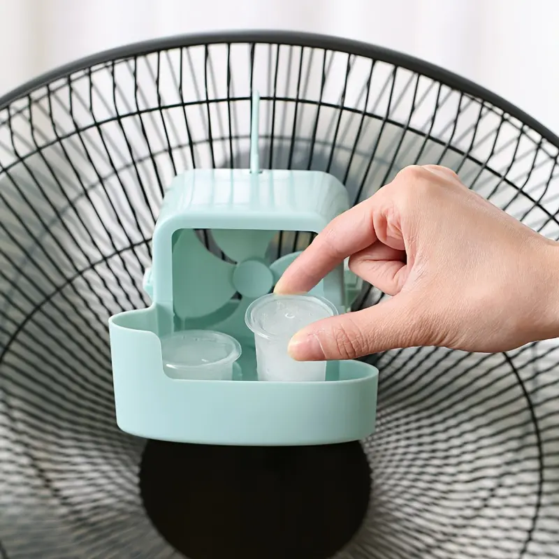 6-Piece Portable Cooling Kit for Home Fans, Enhances Summer Cooling, Adds Ice Blocks for Quick Chill, Ideal for Floor and Desk Fans