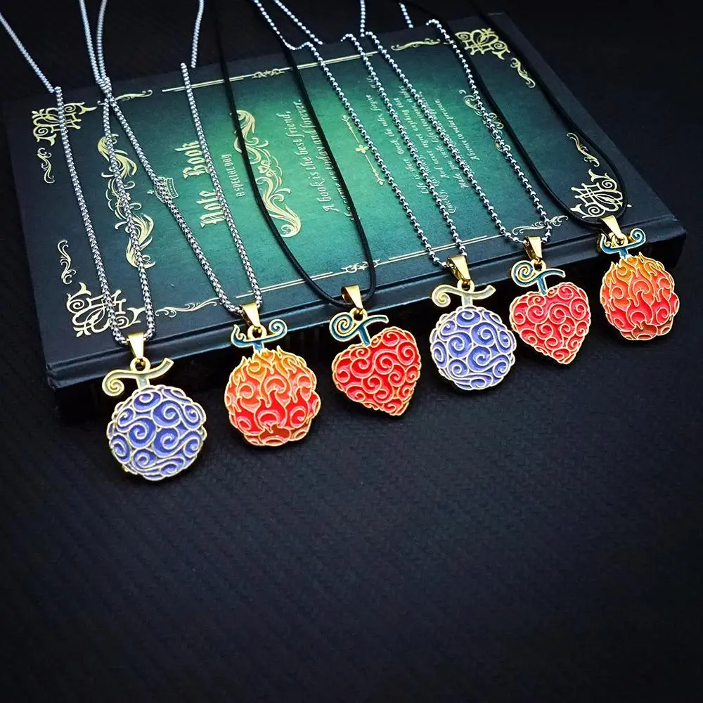 Anime Necklace for Women Men Metal Necklaces Pendant Chains Choker Collares