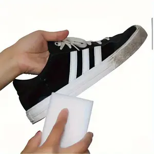 Nano Magic Sponge Scrubber, Super Effective High-Density Material, Cleans Instantly with Just One Wipe No Harsh Detergents Needed, for Kitchen Dishwashing Shoe Cleaning and Stain Removal, 4-Pack