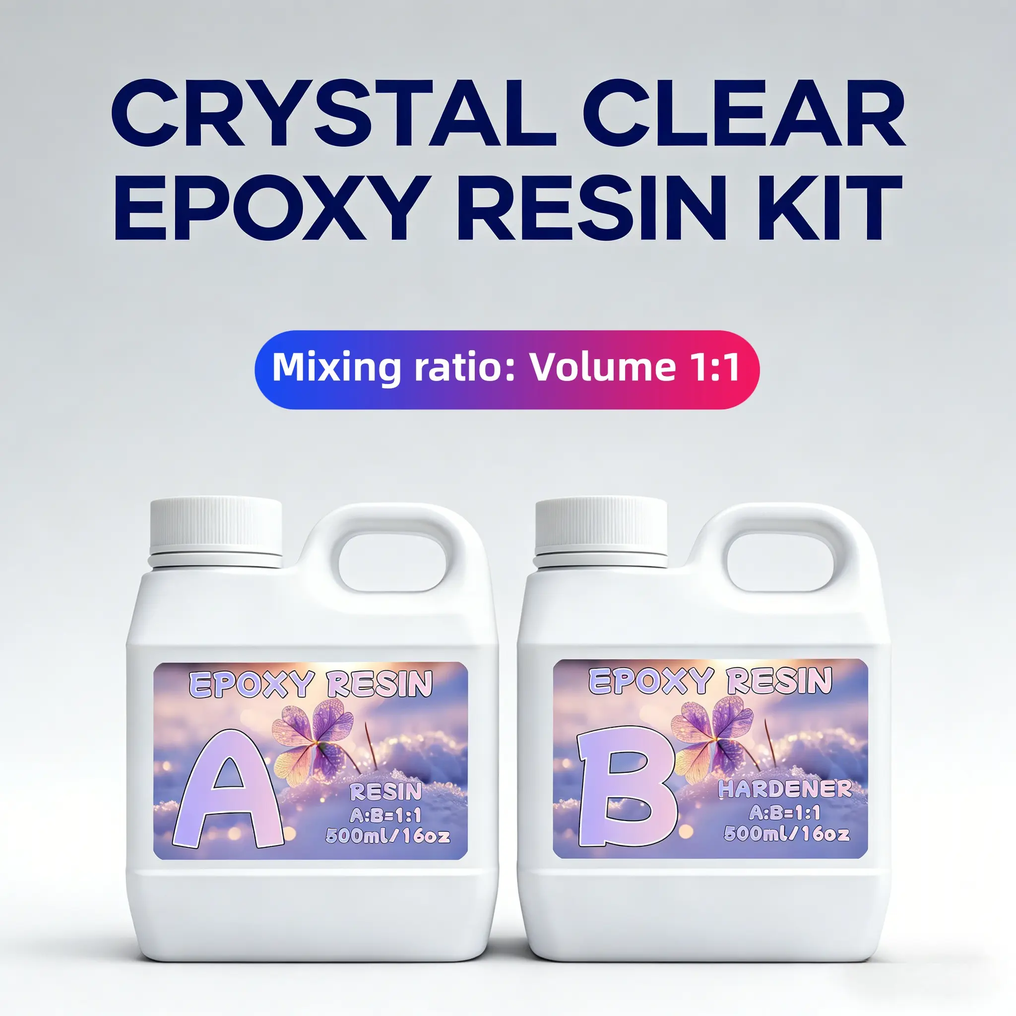 33.8oz/1000ML Epoxy Resin Kit, Easy Mix, High Gloss, Odorless, Ideal for DIY Crafts, Jewelry, Art Coating, Perfect for Creative Projects