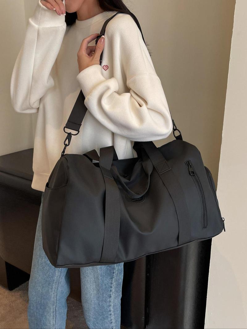 Short trip bag handbag large capacity multi-functional sports yoga bag dry and wet separation independent shoe compartment, tote bags for school, tote bag for work, essential for travel and outing, Travel Duffle Bag