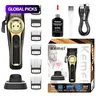 Electric Hair Clipper, Cordless Hair Clipper, Barber Hair Clippers, 1 Box Rechargeable Hair Trimmer with Charging Cable & Base, Professional Hair Trimmer for Men, Cordless Hair Cutting, Wireless Haircut Tool #GLOBAL PICKS