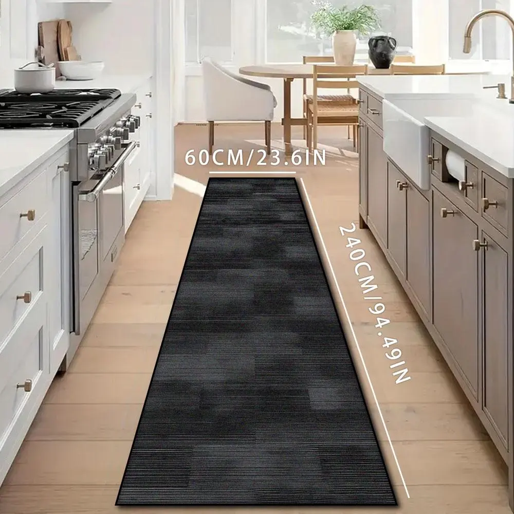 Abstract Pattern Kitchen Runner Rug, 1 Count Non-slip Kitchen Mat, Kitchen Rugs, Rectangle Home Decor Floor Mat for Kitchen Living Room Bedroom