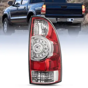 Nilight LED Tail Light Assembly - Corrosion Resistant, Durable Polycarbonate Lens, Bulbs Included, Passenger Side Rear Lamp Replacement for 2005-2015 Toyota Tacoma