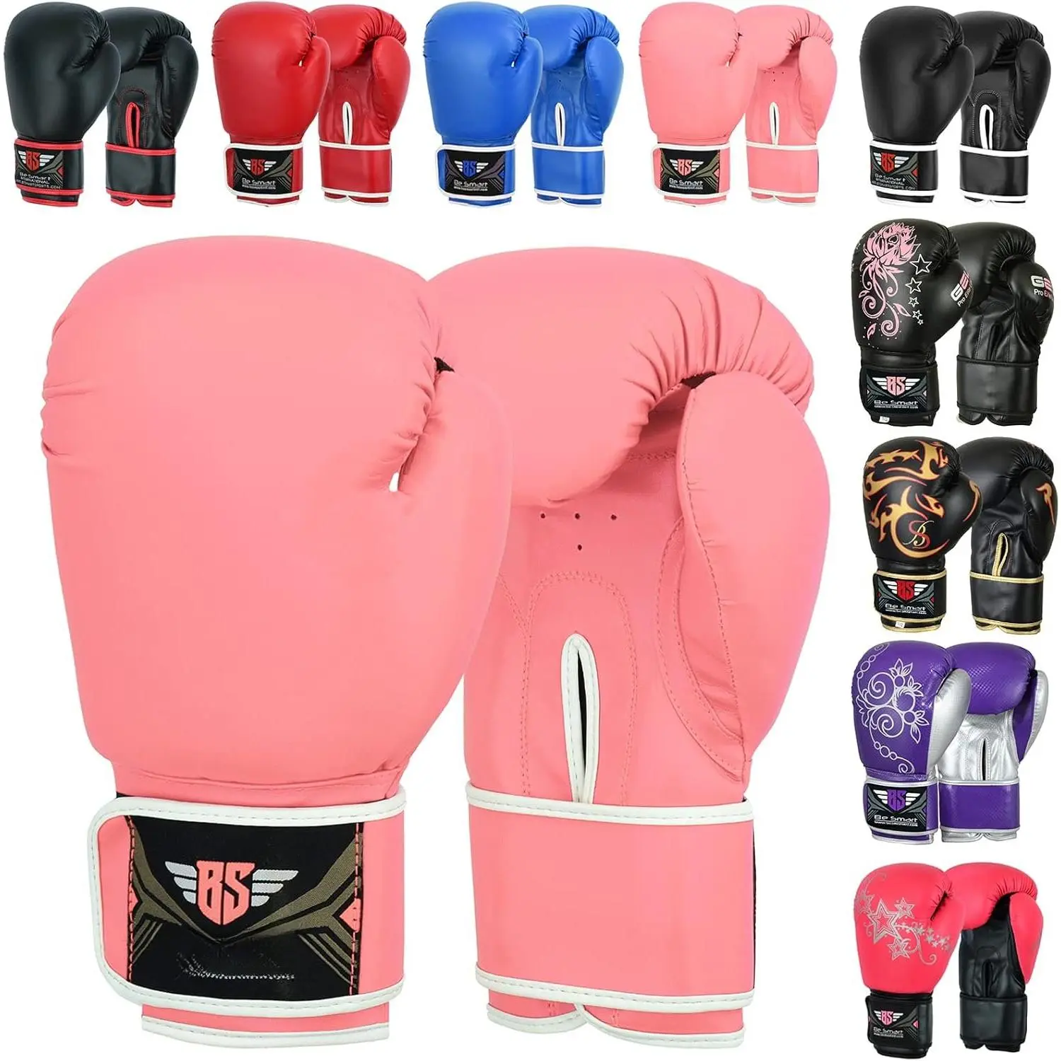 Boxing Gloves 4-12  4oz 6oz  Gloves for  Sparring Youth Boxing Gloves Junior  Mitts Punch PU Leather MMA Muay Thai Kick Boxing