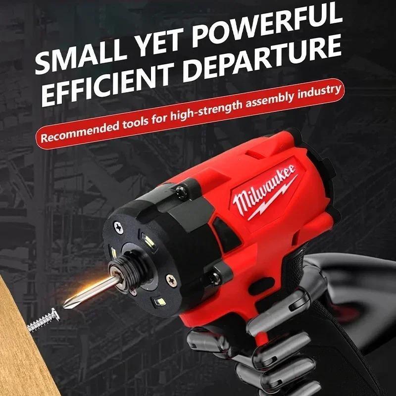 Milwaukee Brushless Impact Driver 300NM Motor Cordless  1/2 Impact Wrench Screwdriver Power Tools