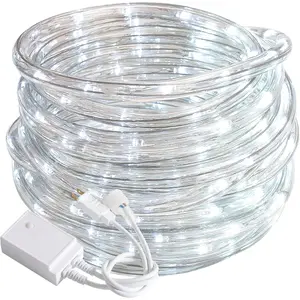 20ft Rope Lights For Outside, Connectable & Flexible Tube Lights with 8 Modes Controller,Waterproof White LED Rope Lighting for Deck,Garden,Pool,Patio,Bedroom, Indoor & Outdoor Landscape Strip Lightfidget toys