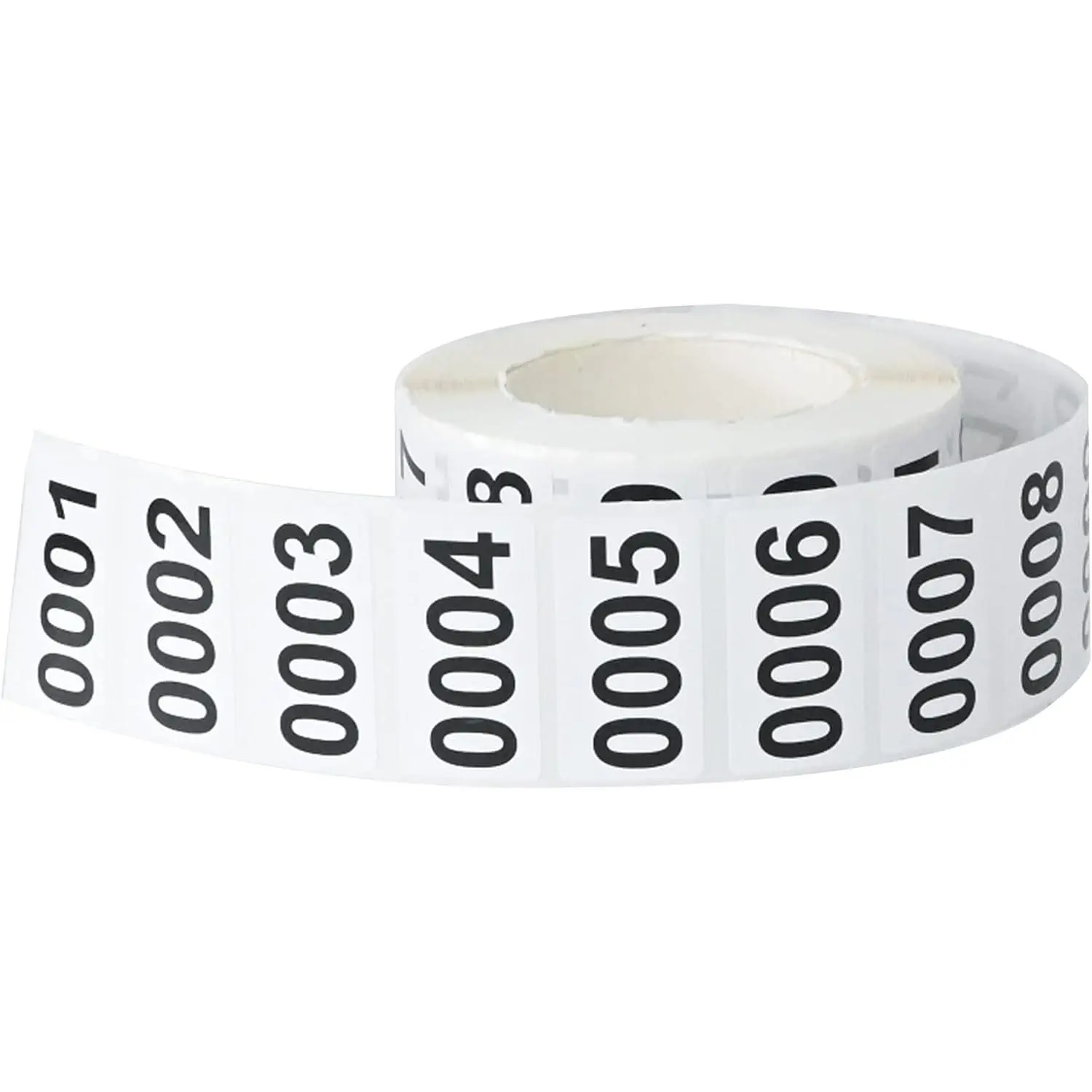 Consecutively Numbered Labels, 1.5 x 0.79 Inch Self-Adhesive Inventory Numbered Sticker (0001-1000)