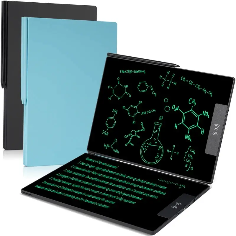14.3-inch foldable LCD writing tablet, with split-screen display, erasable electronic drawing board and notebook functions