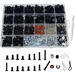 1000pcs RC Screw Kit RC Car Tool Kit, Hardware Fasteners  Traxxas Arrma Redcat Axial RC4WD HSP HPI SCX10 Losi 1/8 1/10 1/12 1/16 RC Cars Trucks Crawler, RC Screws Accessories