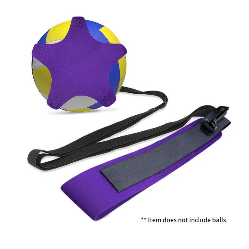 Volleyball Rebound Belt Trainer Elastic Cords Solo Practice for Serves Spiking Defense Indoor Beach Training