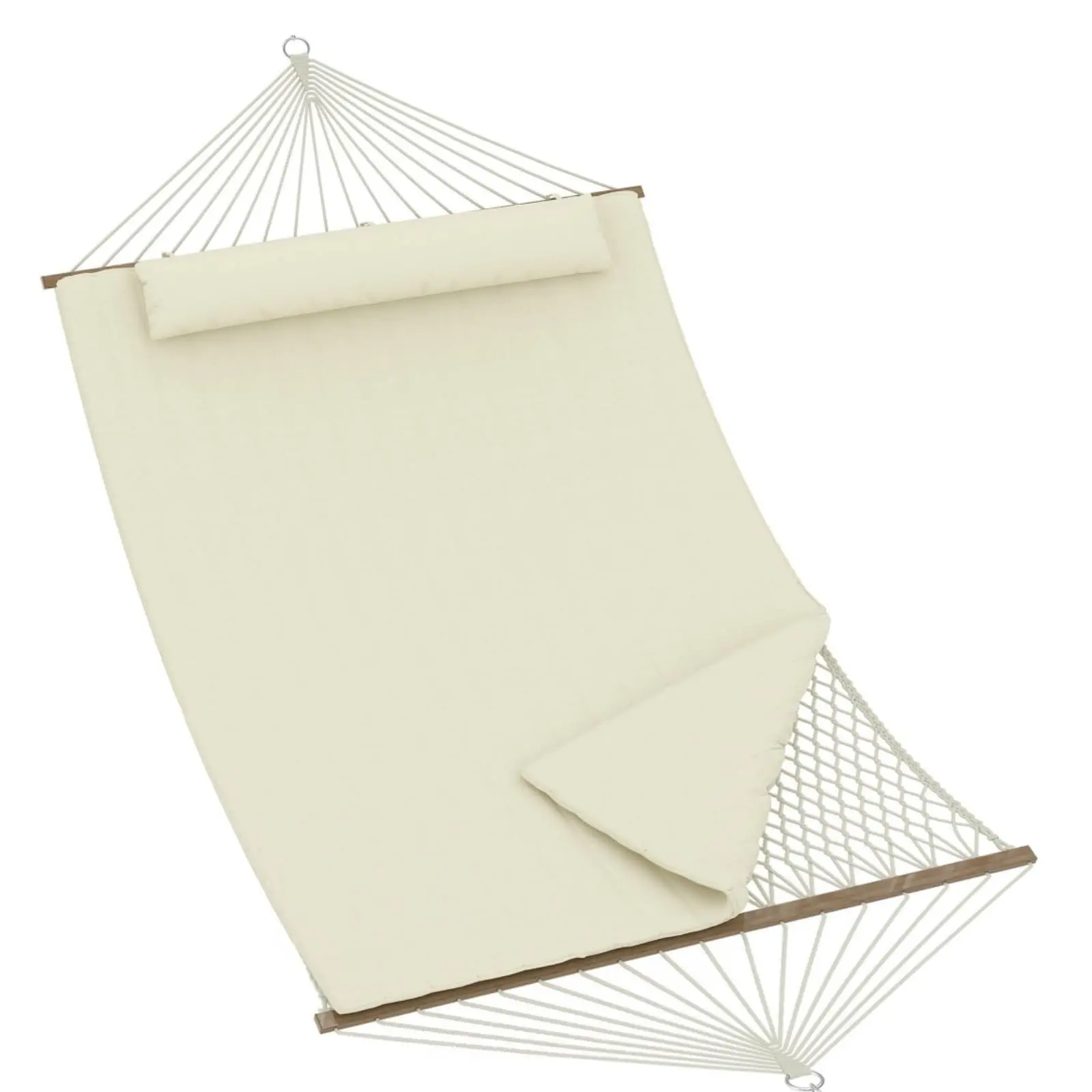 GARVEE Double Quilted 2-Person Outdoor Hammock, Beige
