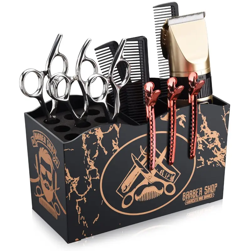 Hair Styling Clip Holder, Hair Styling Clip Display Box, Salon Barber Clip Holder, Professional Salon Hair Styling Clip Storage Rack, Hairdresser Clip Holder, Organizer For Combs And Brushes, Organizer Bin