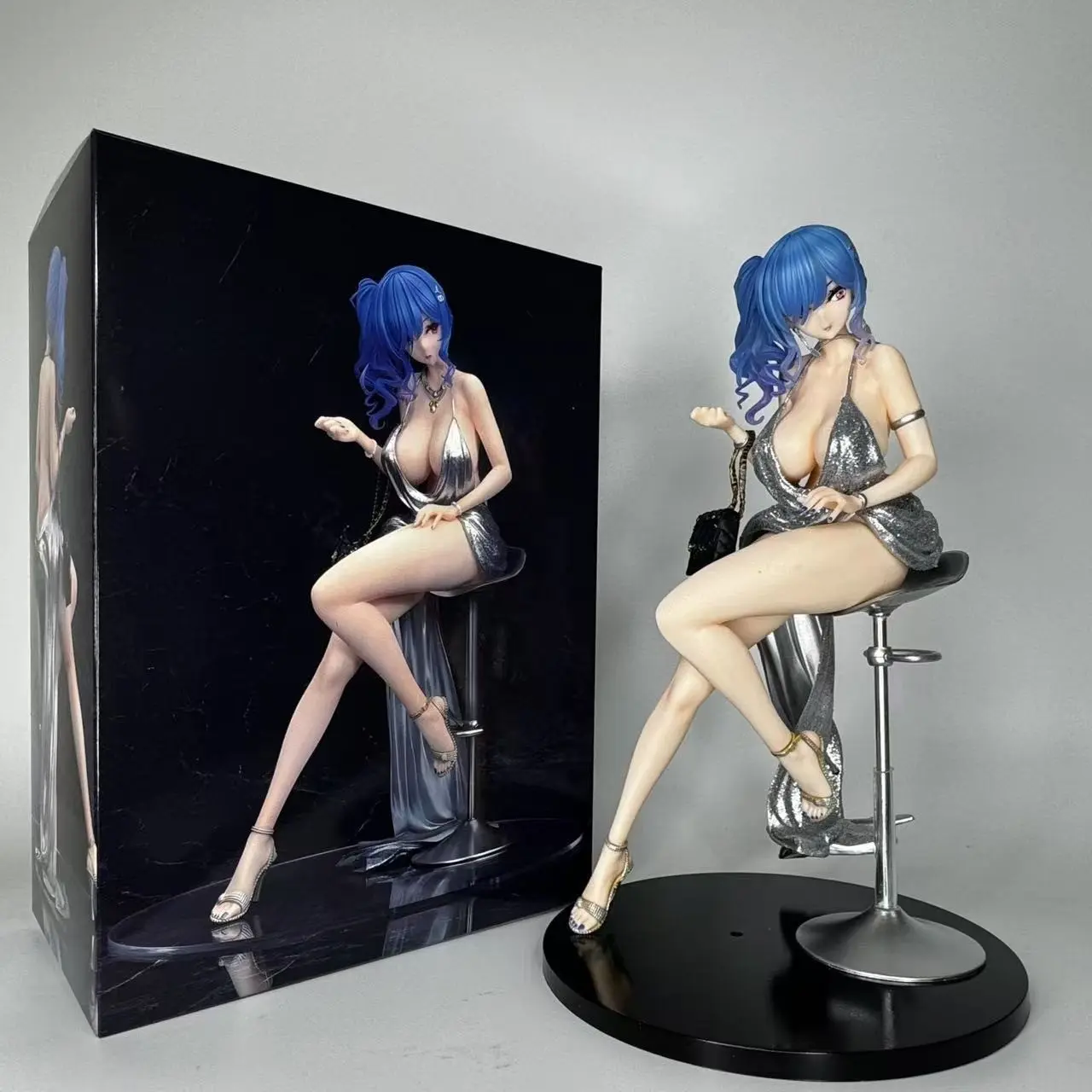Saint Aunt Limited Blue Archive Gk Saint Louis Dress Anime Figure, Secondary Dimension Beauty Handmade Box Set, Collectible Model