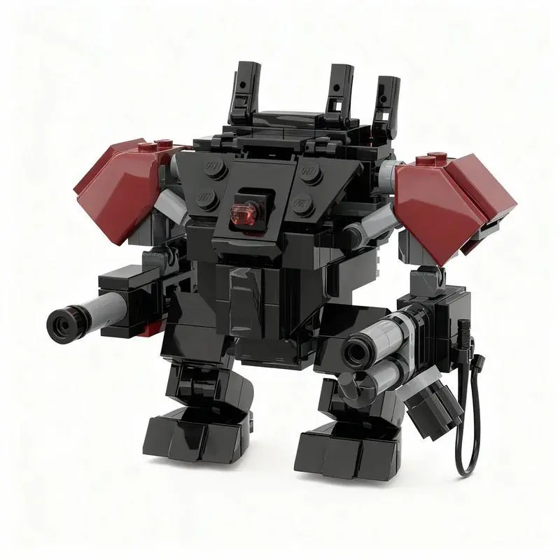 252PCS Unisex Helldivers 2 Hulk Bruiser MOC Technology Building Brick Set, Eco-Friendly DIY Assembly Toy, Compact Display Decoration, PDF Manual by Email, Birthday Gift Collectible