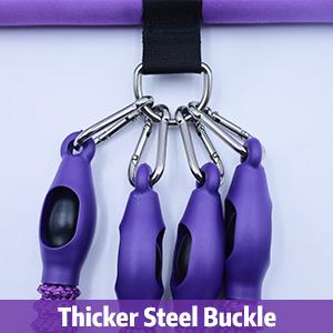 Pedal Resistance Band with Handle, Aturien Adjustable Powerful 4-Tube Elastic Bands for Exercise, Multifunctional Foot Pedal Puller, Home Workout Equipment for Legs Arms Abs