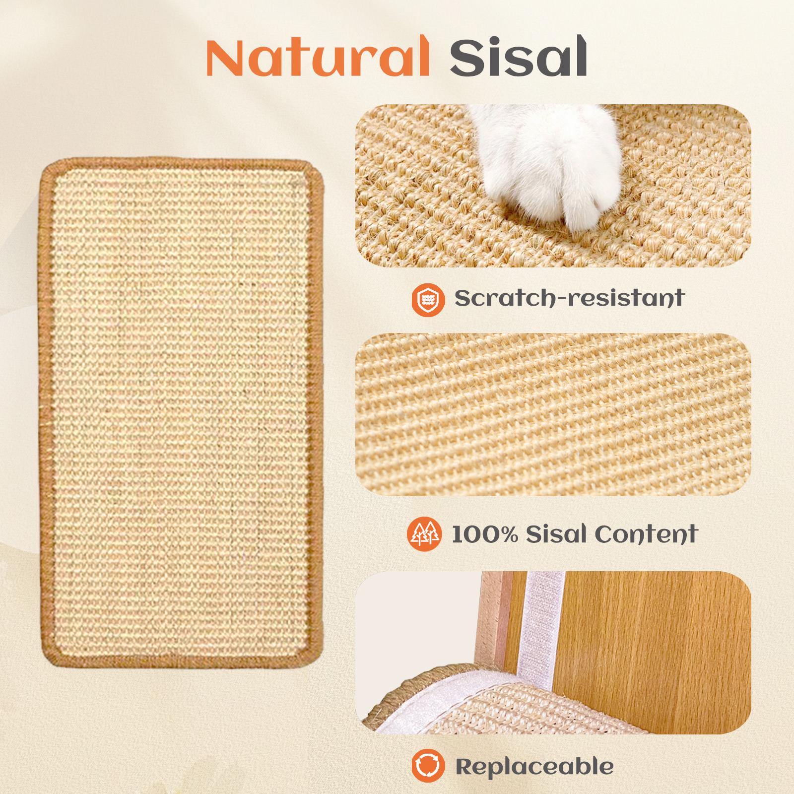 Widen Cat Scratcher, L Shaped Cat Scratching Board, 12.6"x23.6" Vertical Cat Scratch Cardboard, Wear-resistant Cat Scratching Post, Protects Cats from Scratching  for Indoor (Large)