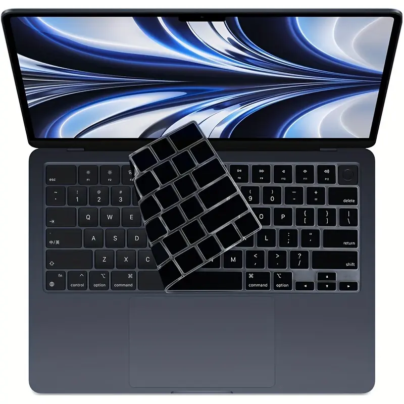 [1-Pack] US/Australia Keyboard Protector, Keyboard Cover, compatible with 2025-2021 Macbook Air 15-inch/Air 13.6-inch (M4 M3 M2)/Pro 14-inch/Pro 16-inch M5 M4 M3 M2 M1 (models A3434 A3113 A3114 A2918 A2992 A2991 A2681 A2941 A2779)
