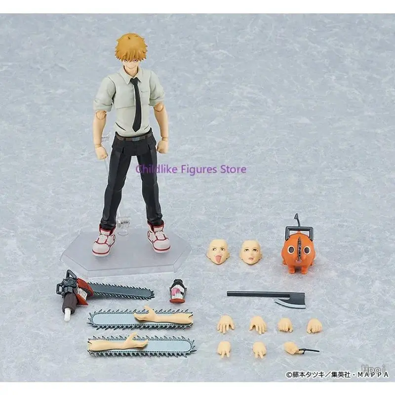 Chainsaw Man Movable Figurine - Figma No.586 PVC Action Figure, 17cm Unisex Movable Figurine Model with Retail Box