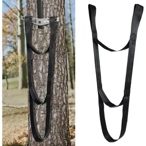3-Step Climbing Stick Aider for Hunting – Lightweight Rope Step Aider with Daisy Chain Design, Saddle Hunting Tree Stand Accessories for Outdoor Climbing & Safety