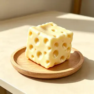 Giant Cheese Squishy,Big Cheese Stress Toy,Slow Rise Squishy,Fidget Toy,Kawaii Cheese Squeeze Toy,Soft Mochi Squishy,Relief Squeeze Gift