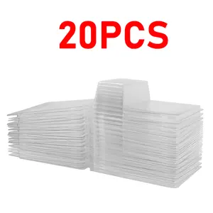20Pcs Clear Foldable Model Car Display Protector Case , Dustproof Plastic Clamshell Compatible with HWP Car Culture Models 19x14.8x5cm