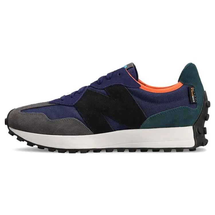 New Balance NB 327 Comfortable Low-Top Casual Running Shoes for Men and Women in Black and Purple Verifiable, with credentials and supporting global authentication