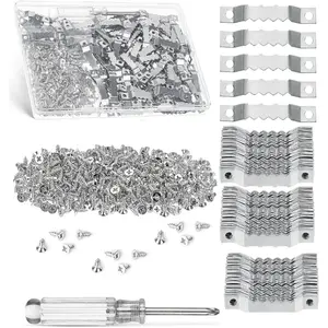 - Sawtooth Picture Hangers, 511 Pack, , Metal Picture Frame Hangers with Screws and