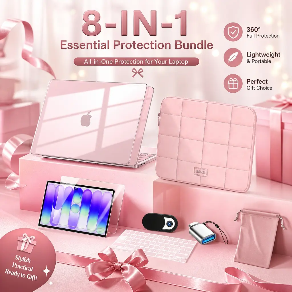 Nexabridge Macbook Neo Shell 13-Inch, 8-In-1 Precision Fit, Anti-Crack & Scratch Protection, Hard Case, Multiple Colors, Perfect Gift