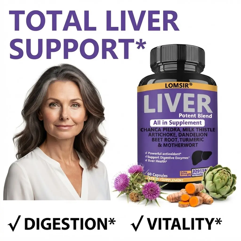 Milk Thistle NAC Chanca Piedra Beet Root Artichoke Dandelion Root - Liver Health Supplement Plus TUDCA Choline & Ginger - 60 Capsules