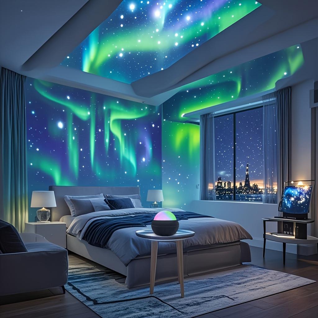 Compact Magic Ball Light with Beautiful Aurora Effect, Colorful Rotating & Color Changing, USB Powered with Remote Control Lighting, Ideal for Bedroom, Living Room and Parties