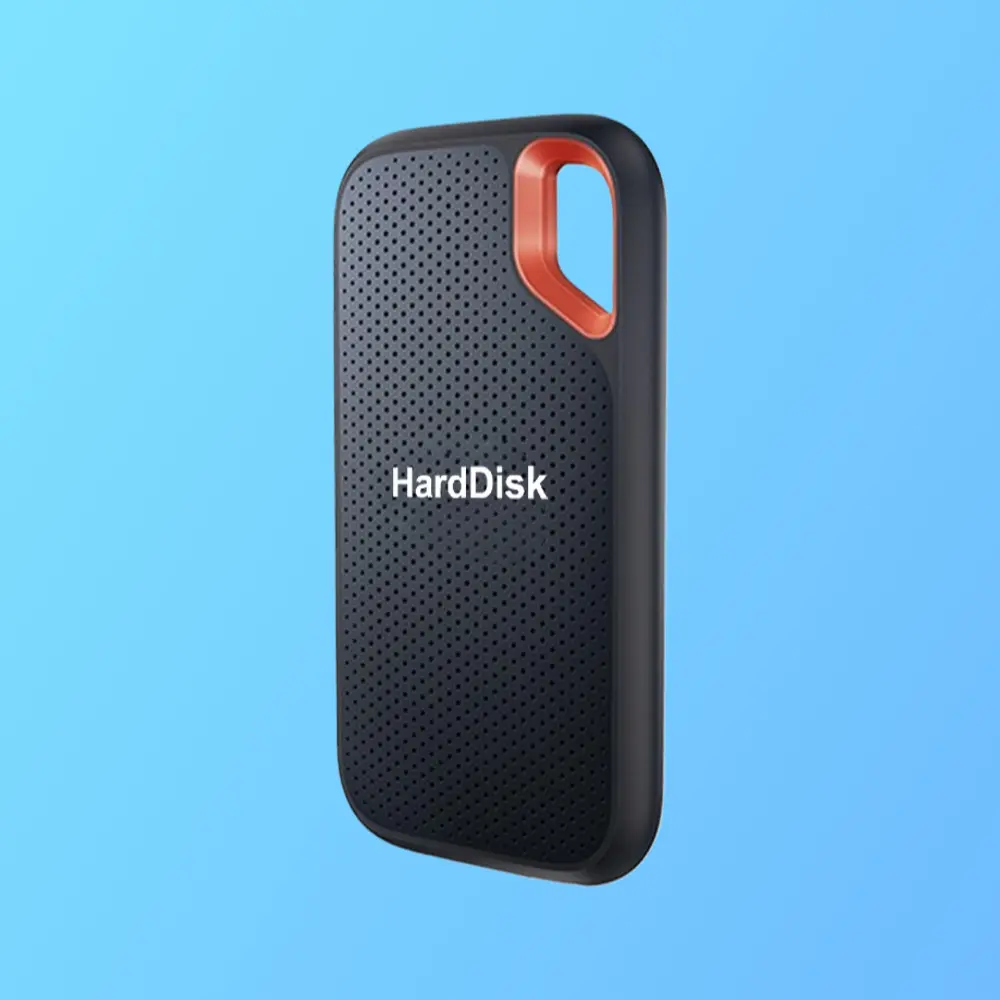 Portable External SSD (2TB, 4TB & Above), USB 3.1 High-Speed Transfer, Compact Plastic Case, Plug-and-Play for Laptop/Desktop/PS4, Led Light, Windows Compatible, 10.2 x 4.8 x 1.0 cm