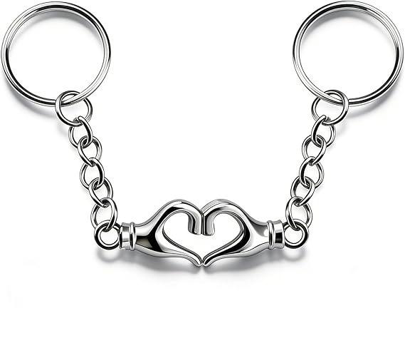 2pcs  Promise Gift Matching Gifts for Him Her  Best Friend fmaily Matching Keychains for Gifts