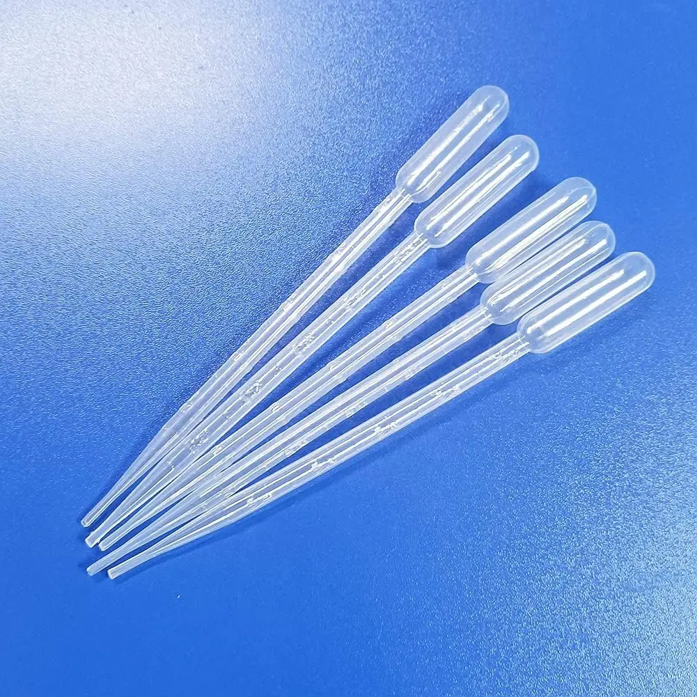 5 Pack Aquarium Test Dropper 5ml (Length 8.4'') Coral Feeder Mini Fish Bowl Fish Feces Transfer Pipettes