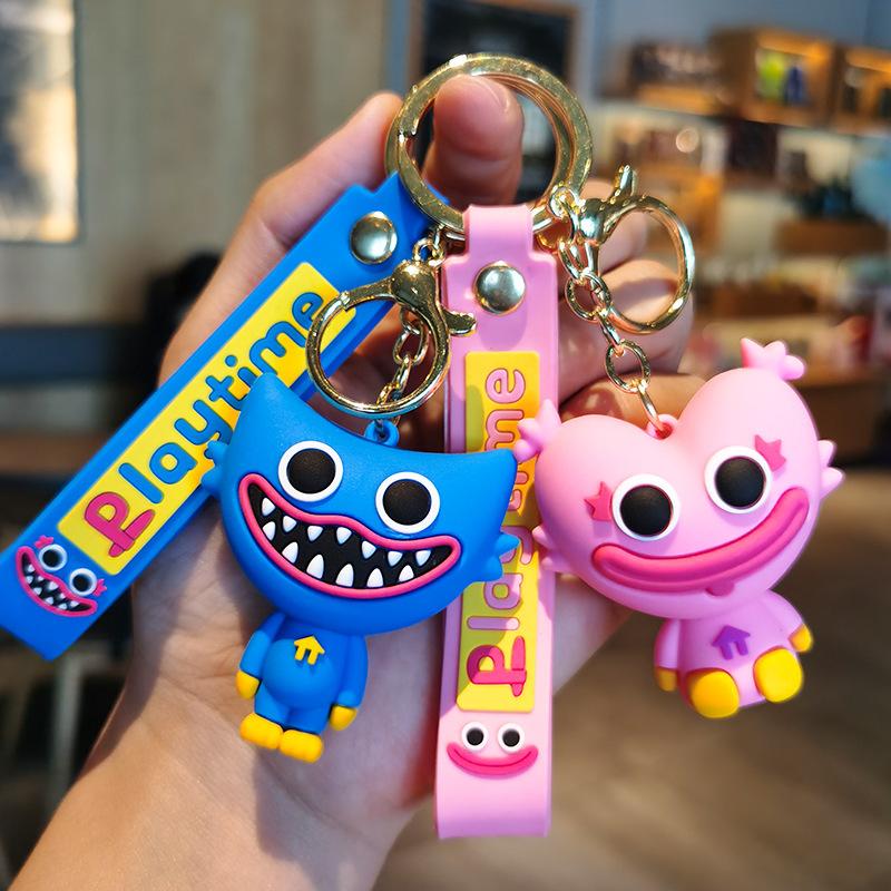 Cartoon Poppy Keychain Cute Car Key Chain Bag Pendant