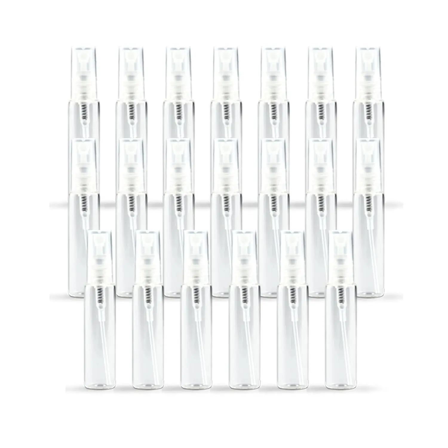 20 Pack Set 10ML Protable Refill Bulk Atomizer  Travel Perfume Bottle Hydrating Empty Bottle (Clear-1)