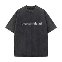 Washed Cotton Tee-Black