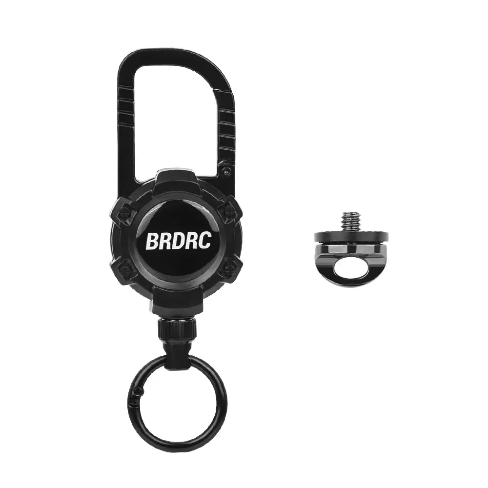 BRDRC Retractable Lanyard Backpack Buckle for DJI Pocket 3/4/4P/Action 6/5/Insta360 Luna Ultra/Ace Pro 2 Magnetic Hanging Rope Anti Fall Outdoor Clip Buckl Camera Accessory Photography Camera Accessories