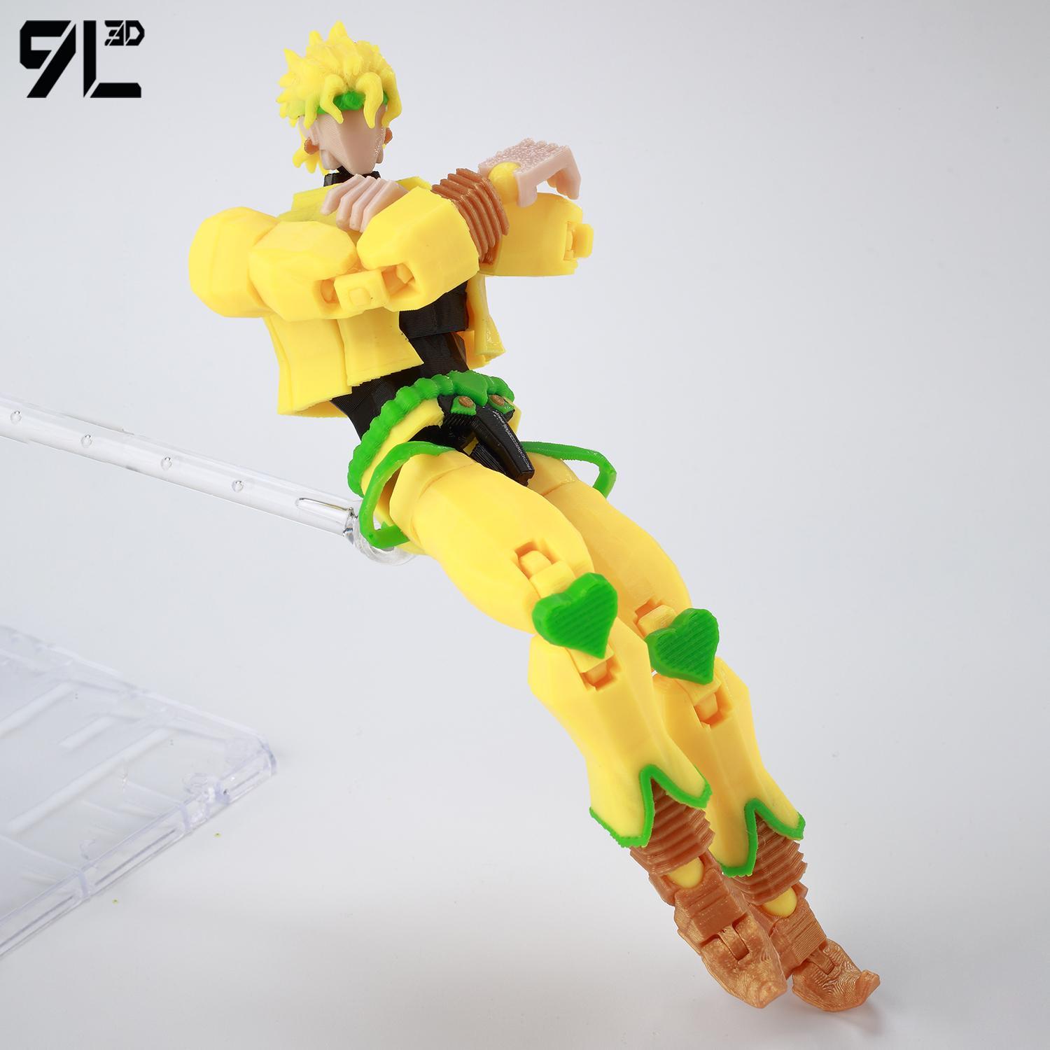 ​9L3D Lucky13 JoJo's Jotaro Kujo Action Figure Dummy13 with Star Platinum T13 Multi-Jointed 3D Printed Collectible Toys Titan13popular popular