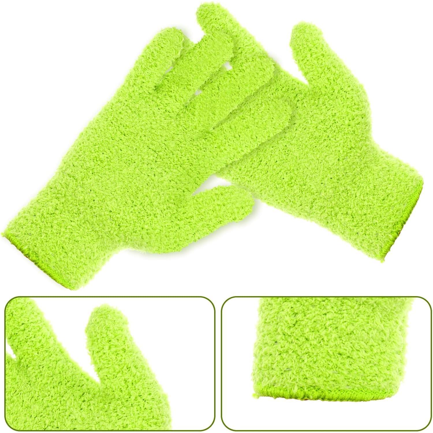 Microfiber Gloves for , Microfiber Gloves For  Dusting, Leaf Cleaning Glove,  Leaf Cleaner and Shine for Houseplants,  Indoor  Care Accessories, Washable Dusting Mitts