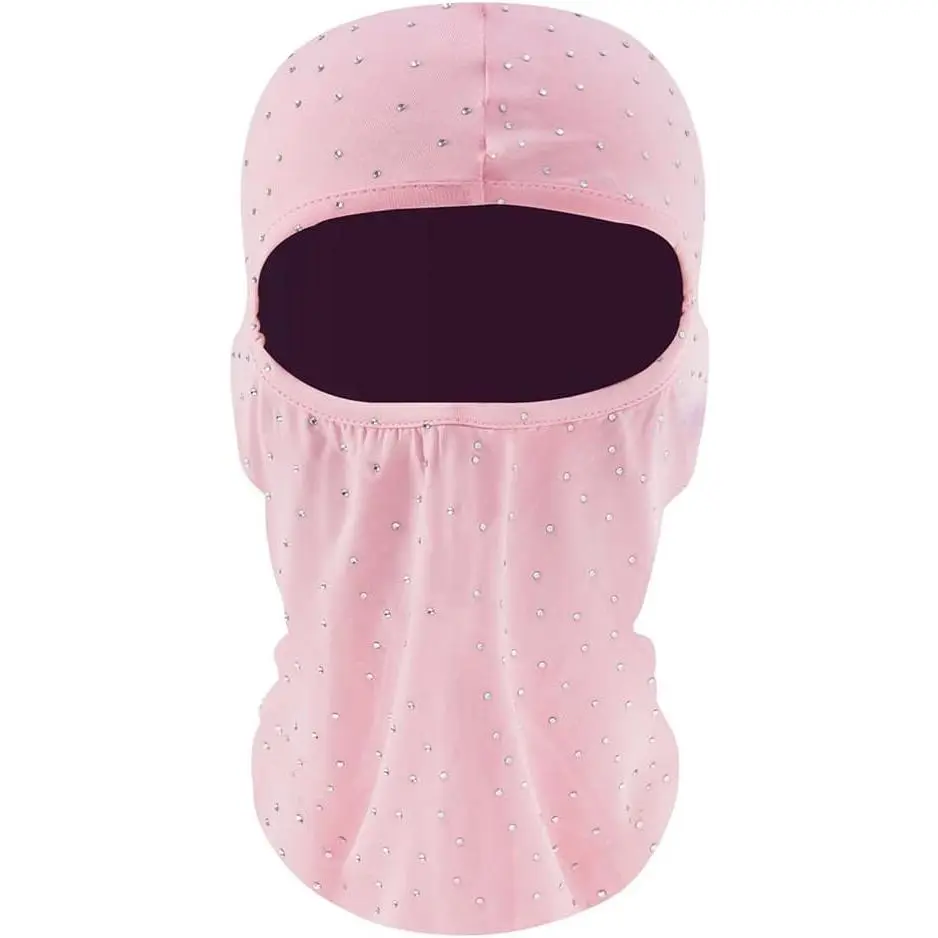 Balaclava Shiesty Ski Mask for Women Summer Bling Sequins  Mask Cooling  Gaiter for  Cycling