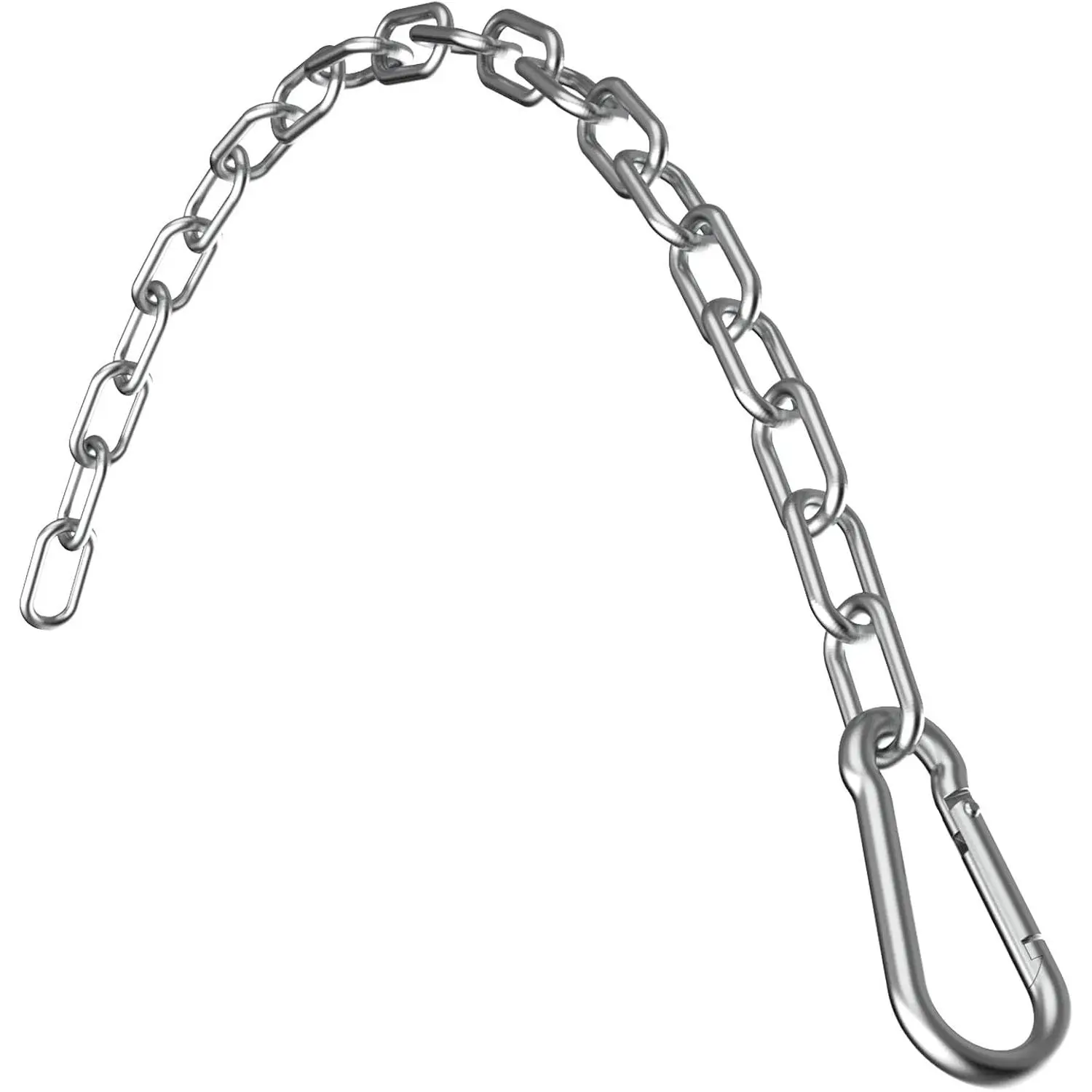 23.6" Gym Fitness  Extension Chain, 304 Stainless Steel  Machine Extension Accessory, Workout Chain for  Gym , Weight Lifting, Triceps Exercise