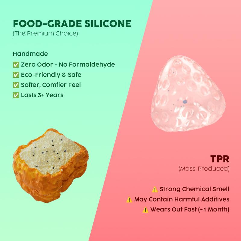 [WenQing Taba Squishy]-Handmade-Cute Food Shaped Taba Squishy Stress Relief Toys-Relieve stress