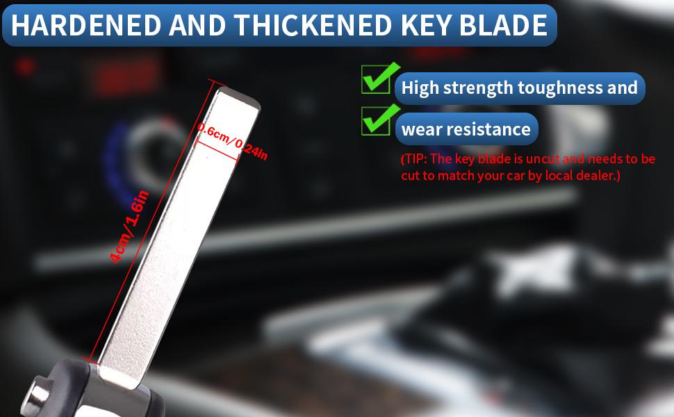 THE WELL KEPT 5 Button Key Fob Shell Replacement for Chevy Cruze Camaro Impala Equinox GMC Terrain Buick Regal Lacrosse 2017 2016 2015 2014 2013 2012 2011 2010 OHT 01060512   Keyless Entry Remote Flip Car Key Fob Case