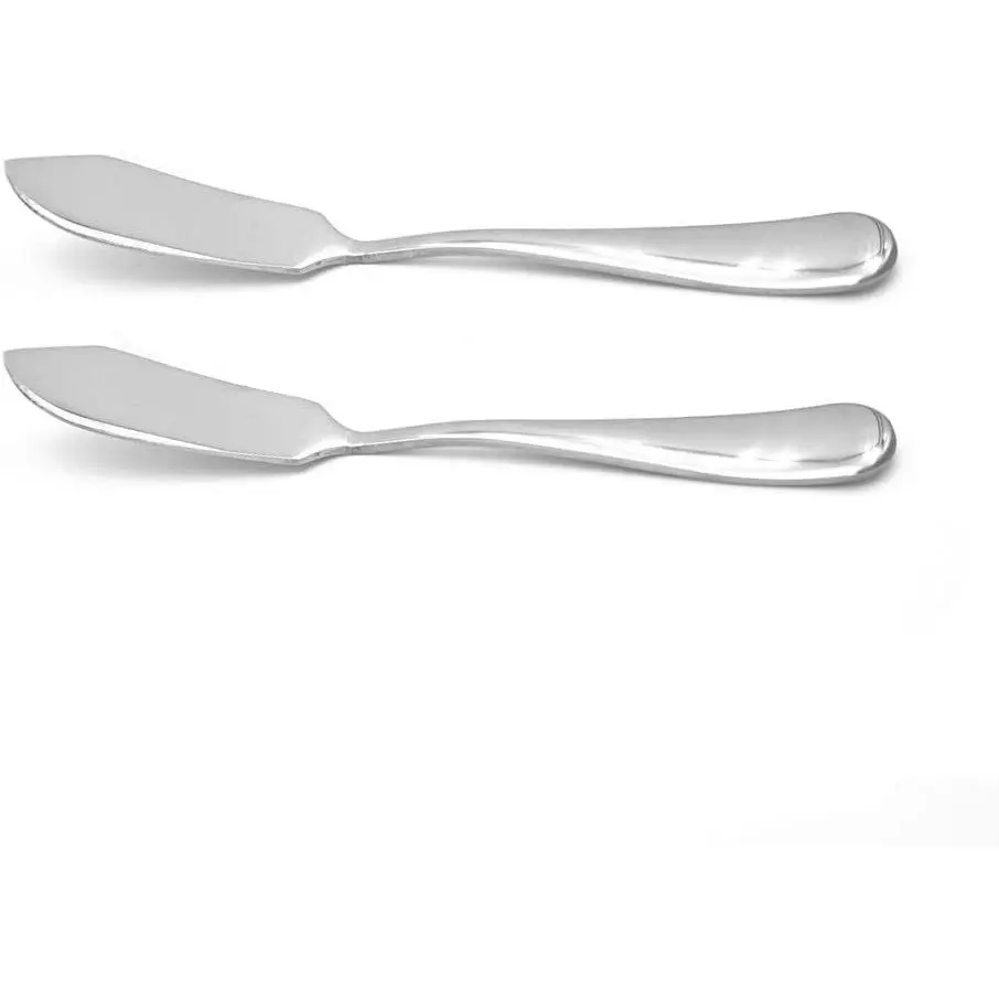 Stainless Steel Butter Knife, Set of 2, Butter Spreader, Breakfast Spreads,Cheese and Condiments