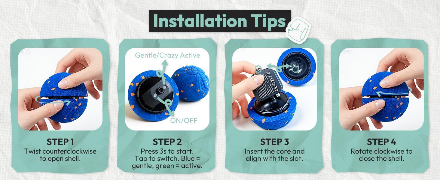 Active Rolling Dog Ball Toy – Smart Interactive Ball Made of Premium E-TPU, Automatically Rolls and Jumps to Engage Dogs All Day, Durable, Waterproof, and Easy to Clean, Keeps Your Dog Happy and Fit Active Rolling Dog Ball Toy – Smart Interactive Ball Made of Premium E-TPU, Automatically Rolls and Jumps to Engage Dogs All Day, Durable, Waterproof, and Easy to Clean, Keeps Your Dog Happy and Fit