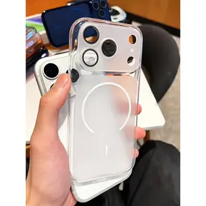 Summer ice mist matte ultra-thin and transparent, suitable for Apple 17promax mobile phone case with its own lens film iphone 16 seconds change 17 heat dissipation and breathability 15promax all-inclusive anti-drop 14 advanced soft case