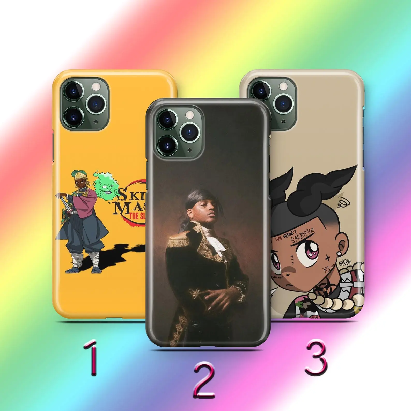 Rapper USA Rap Singer HipHop Glossy 2-In-1 Protective Phone Case For iPhone 17-11 (Pro Max, Pro Plus) & Samsung S26-23 Drop-Resistant Safety Case
