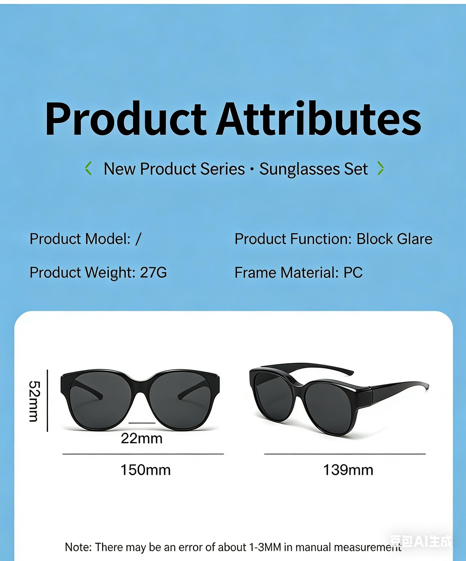 2026 Trendy Oversized Fit Over Sunglasses – Polarized UV400 Anti-Glare Shades, Bold Geometric Frame Lightweight Flexible Design for Men & Women, Wear Over Prescription Glasses for Driving, Outdoor & Daily Use