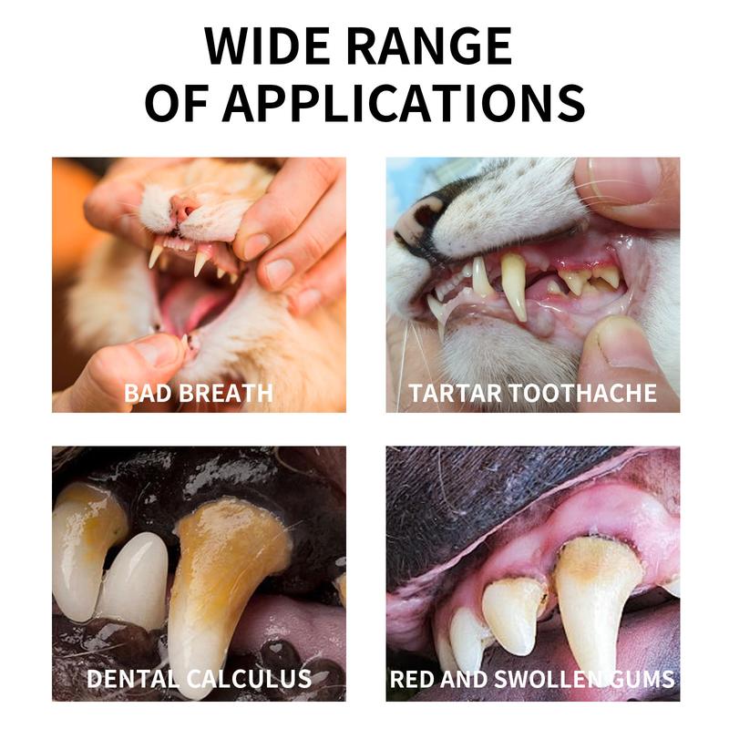 Pet Mint Flavor Fresh Breath Spray, Oral Care for Dogs & Cats, Eliminate Bad Odor, Dental Hygiene Solution, Essential Pet Grooming Tool